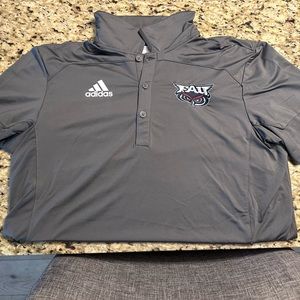 Gray FAU Adidas Polo